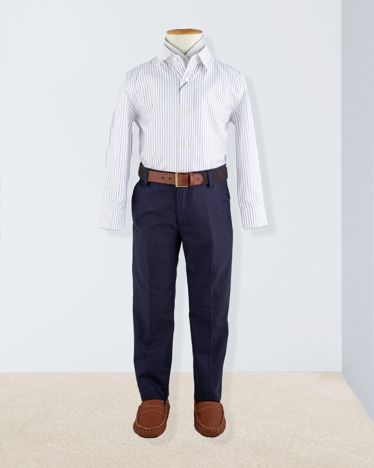 Bernard Fine Lavender Stripe Outfit